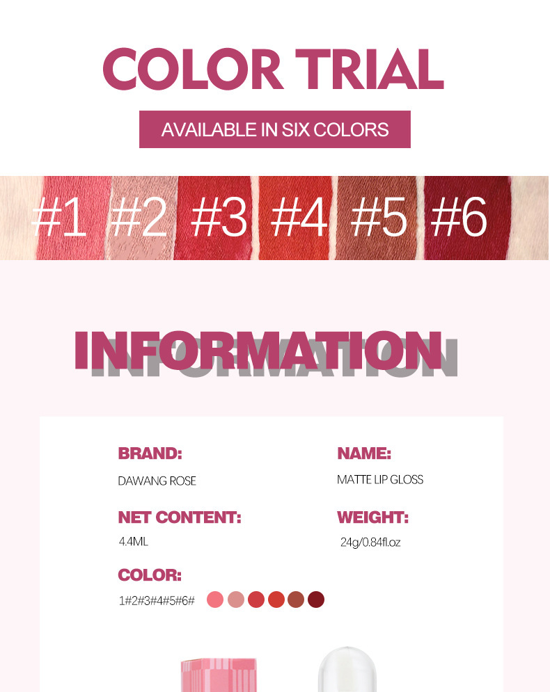 Doppelseitiger Lippenstift Und Lipgloss Für Ein Mattes Finish_voghion.com