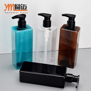�S�ҬF؛500ml���w�鷽ƿpet���Ϸ��bƿ��ԡ¶ϴ�lˮ����ʽ��Һƿ