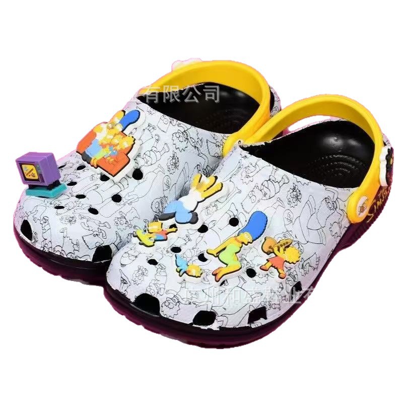 Sandalias Simpson zapatillas de mujer zapatillas de verano anti-deslizante para hombres zapatillas de playa parejas casuales zapatillas de hombre y mujer