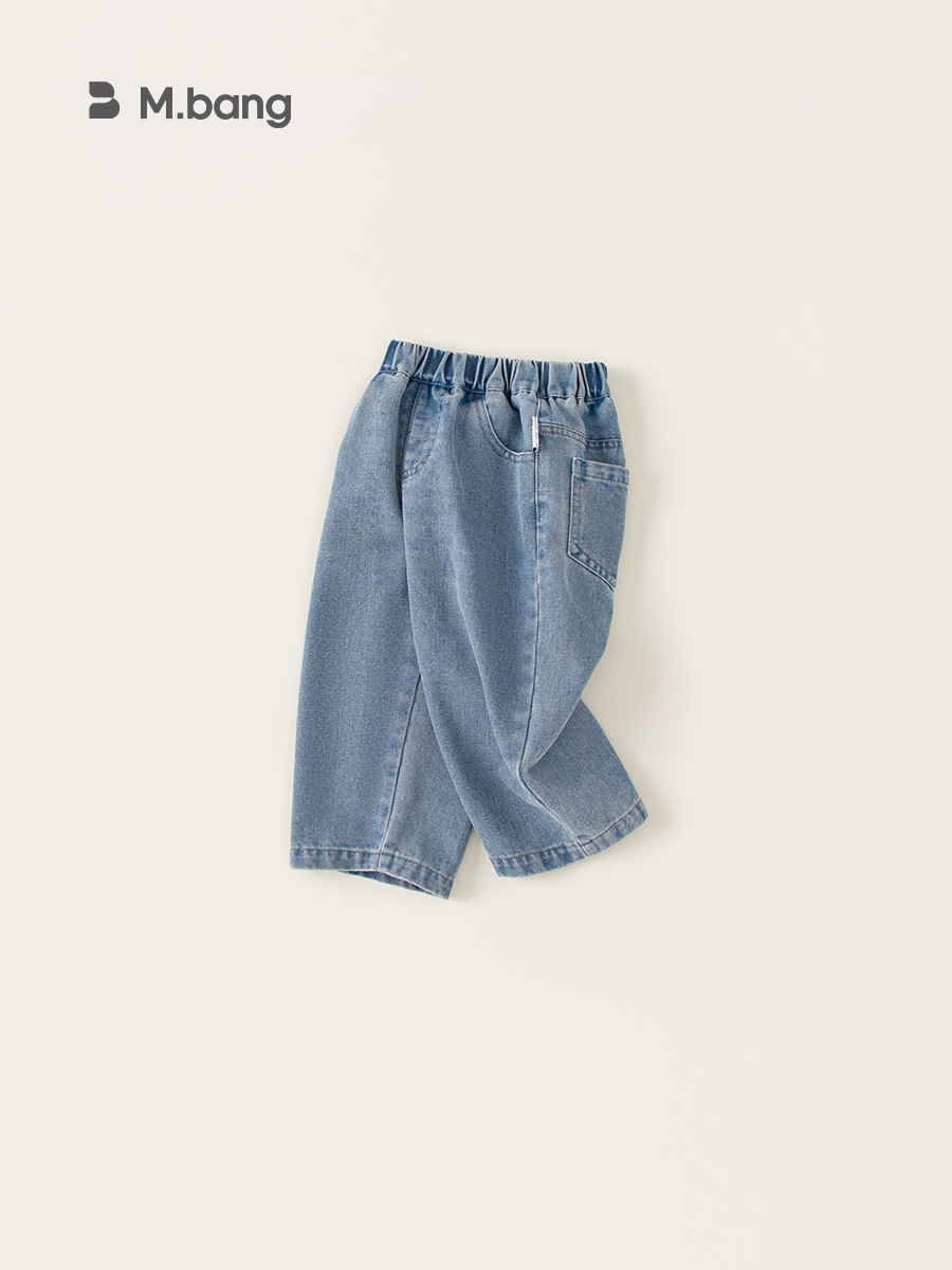 Youbao ropa para niños jeans para niños otoño nuevos pantalones casuales para niñas primavera y otoño pantalones sueltos de otoño para bebés coreanos image 4