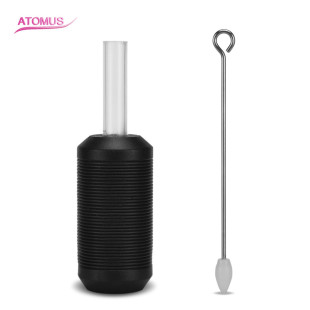 Silicone Cartridge Needle Tattoo Handle Integrated Needle Handle (including Needle Rod) Secant Fogging Tattoo Machine Accessories
