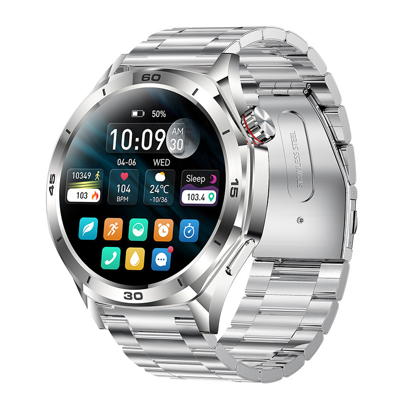 Neue Bluetooth-Smartwatch I129 mit Sprachassistent, Herzfrequenz-, Blutdruck- und Blutsauerstoffüberwachung, Sportuhr_voghion.com