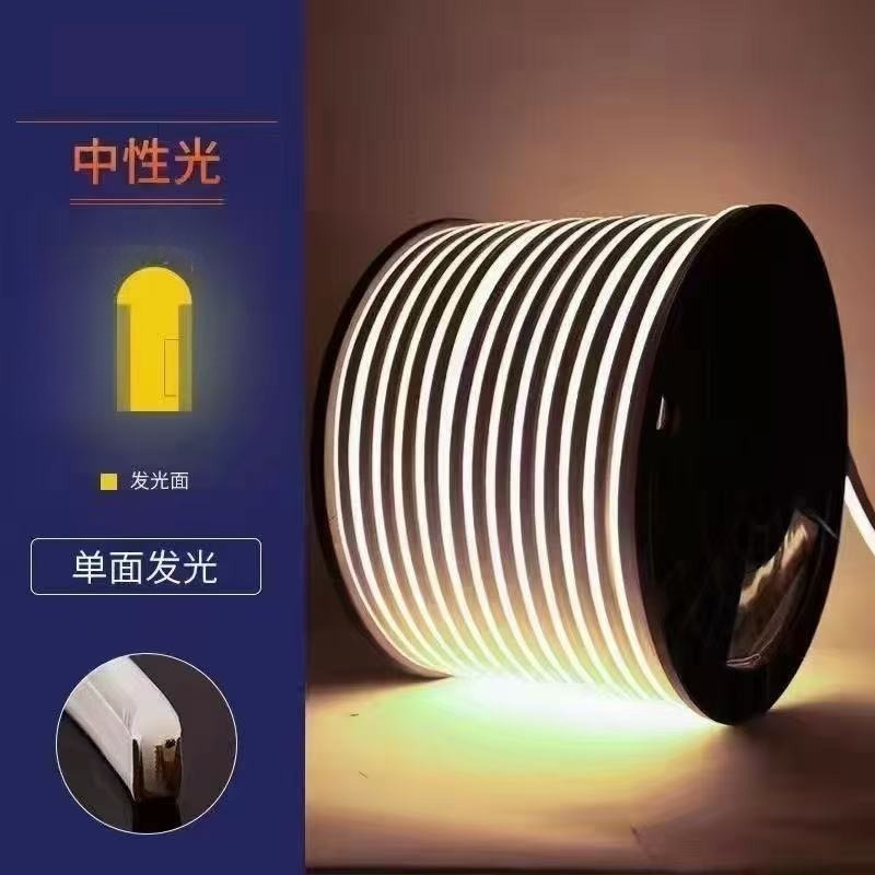 LED de neón con silicona impermeable al aire libre 12v para hacer letras coloridas de alta y baja tensión de la lámpara suave de la atmósfera decoración de ingeniería image 9