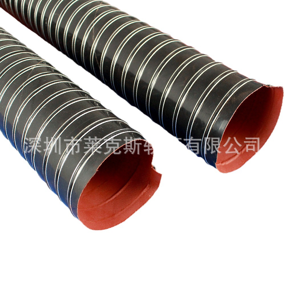 阻燃VO防静电软管适合用于热或冷空气引导管高温废气排放管