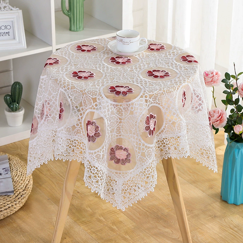 Cloth contains rose, fresh tea, coffee table, dressing table, lace dress
