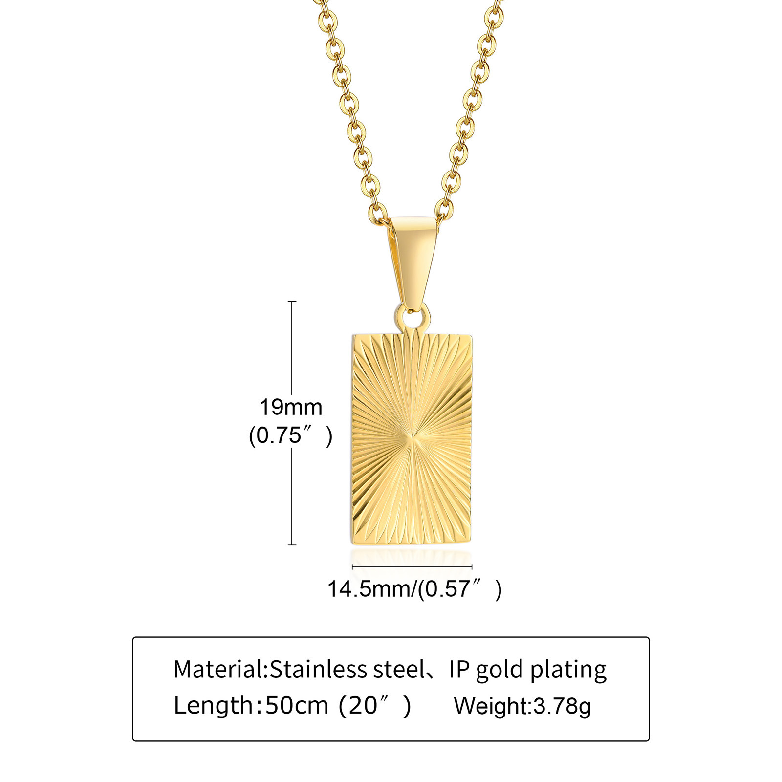 Simple Style Star Stainless Steel Plating Pendant Necklace 1 Piece