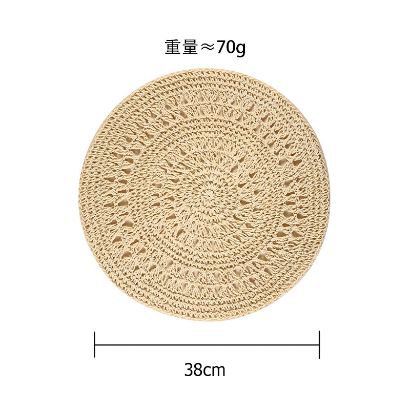 Comercio electrónico transfronterizo exclusivo para colchones aislantes de color natural japonés almohadillas de yute ecológicas almohadillas de maíz almohadillas de tazón de cuero almohadillas de agua