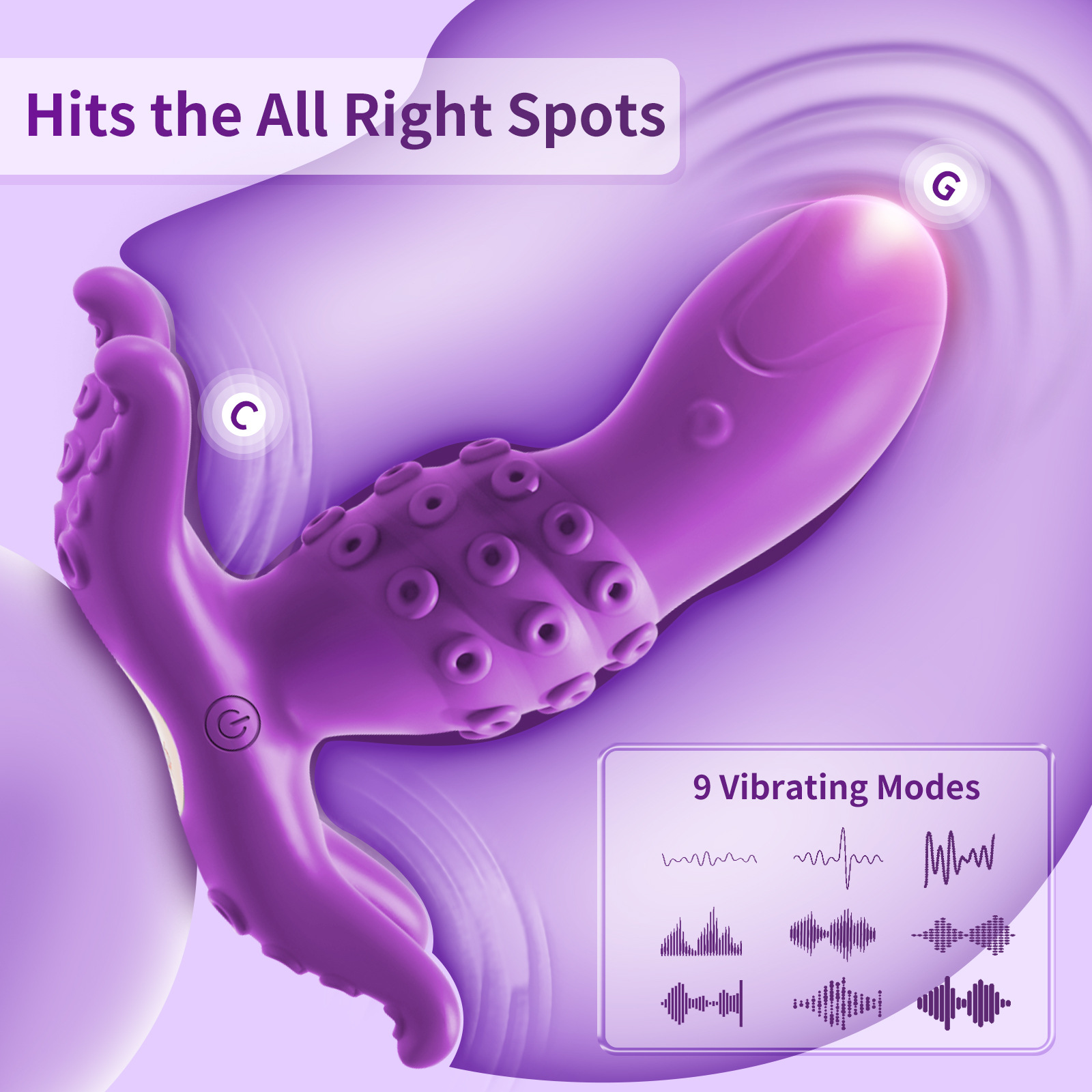 Huan Ai Octopus Wear Wireless Remote Control Vibration Female Masturbator Sex Toy Female Wear_voghion.com