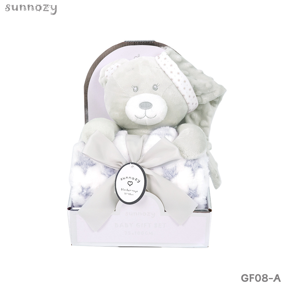 Osos Grises (mantas + muñecas + cajas)