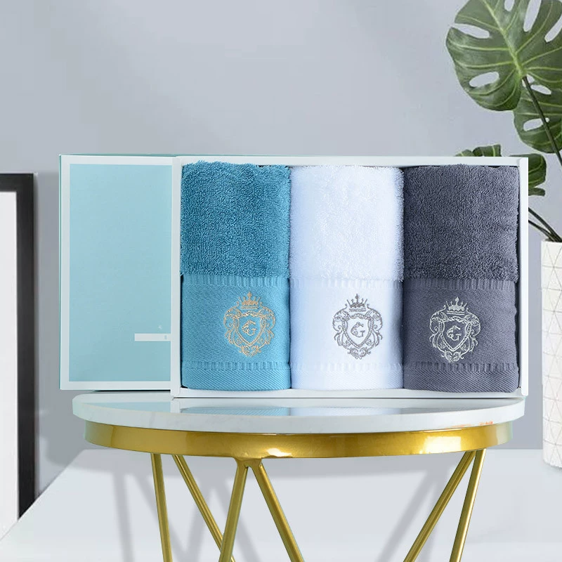 洁丽雅（Grace） antibacterial cotton soft towel for face washing, increased thickness, water absorbent