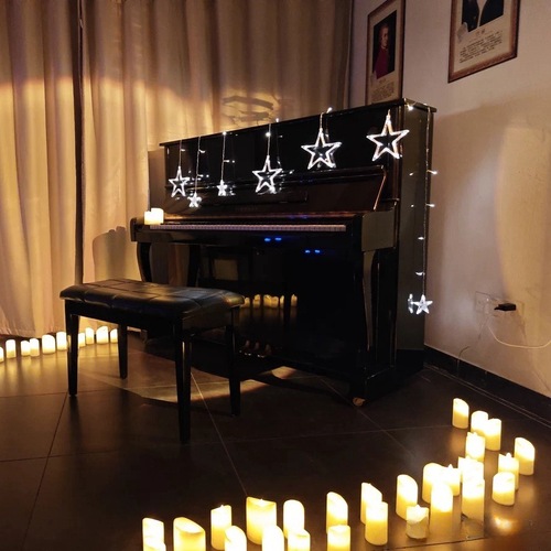 LED Charging Electronic Candle Christmas Halloween Atmosphere Decoration Birthday Arrangement Prop Remote Electronic Candle Light