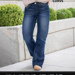 �p�۸����͹�ĥ߅����ţ��ѝHigh Rise Frayed Hem Bootcut Jeans