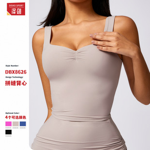 Big Sale Model Non-Refundable Non-Exchangeable Beautiful Back Yoga Bra Running Casual Sports Vest with Fitness Clothing Top 8626