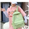 Backpack, capacious shoulder bag, Korean style, suitable for teen, for students, for secondary school, 2020 years