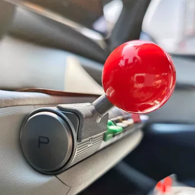 Suitable for BYD Dolphin and Cab and accessories - red-ball-head-silver-gray-base
