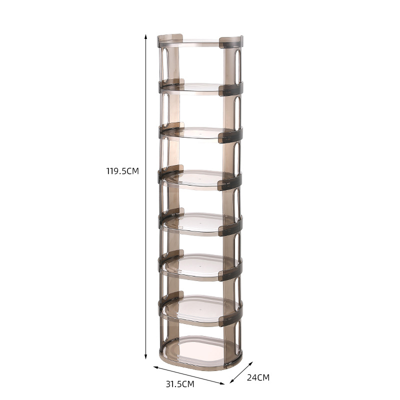 Zapatero de lujo ligero popular puerta de casa pequeño estrecho simple dormitorio pequeño artefacto de almacenamiento Zapatillas de deporte zapato estante de exhibición de celebridades de Internet