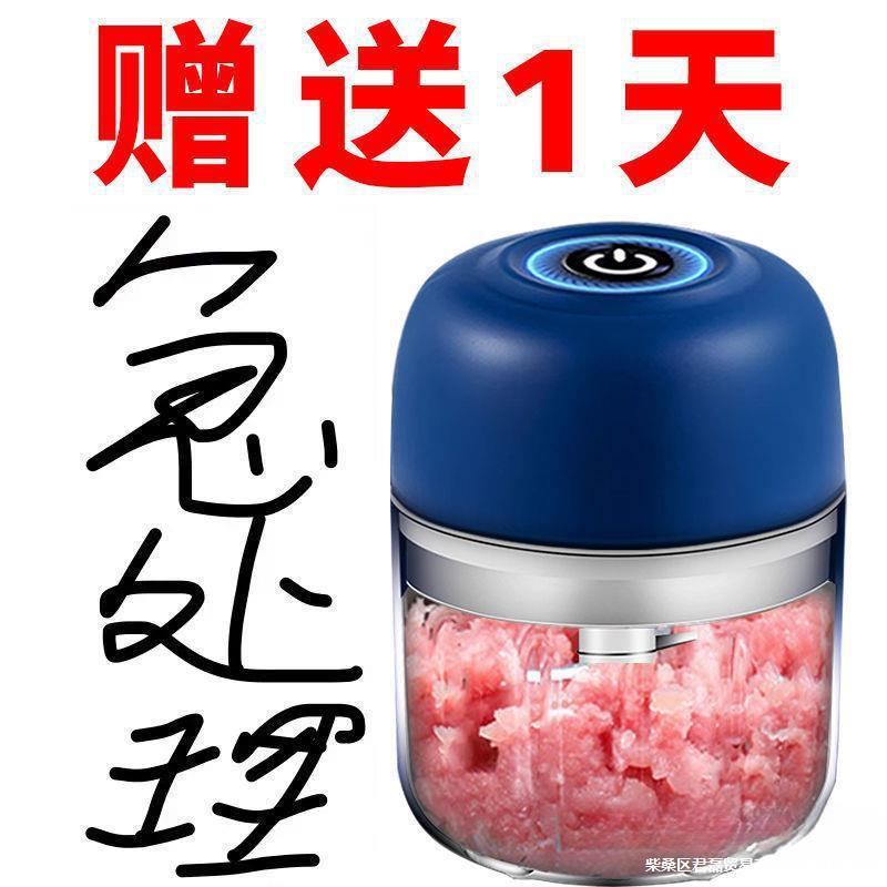 电动蒜泥器打蒜器捣蒜打蒜辣椒蘸料厨房家用绞肉机小型PP杯材质无|undefined
