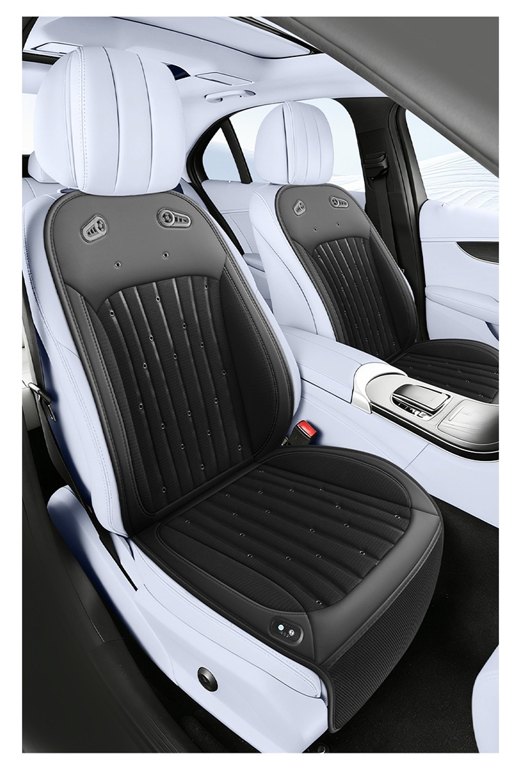 Massage Ventilation Summer Car Ventilation Seat Cushion Cooling Seat Pad Summer Cold Air Breathable Heat Dissipation Cooling Pad Truck Cushion