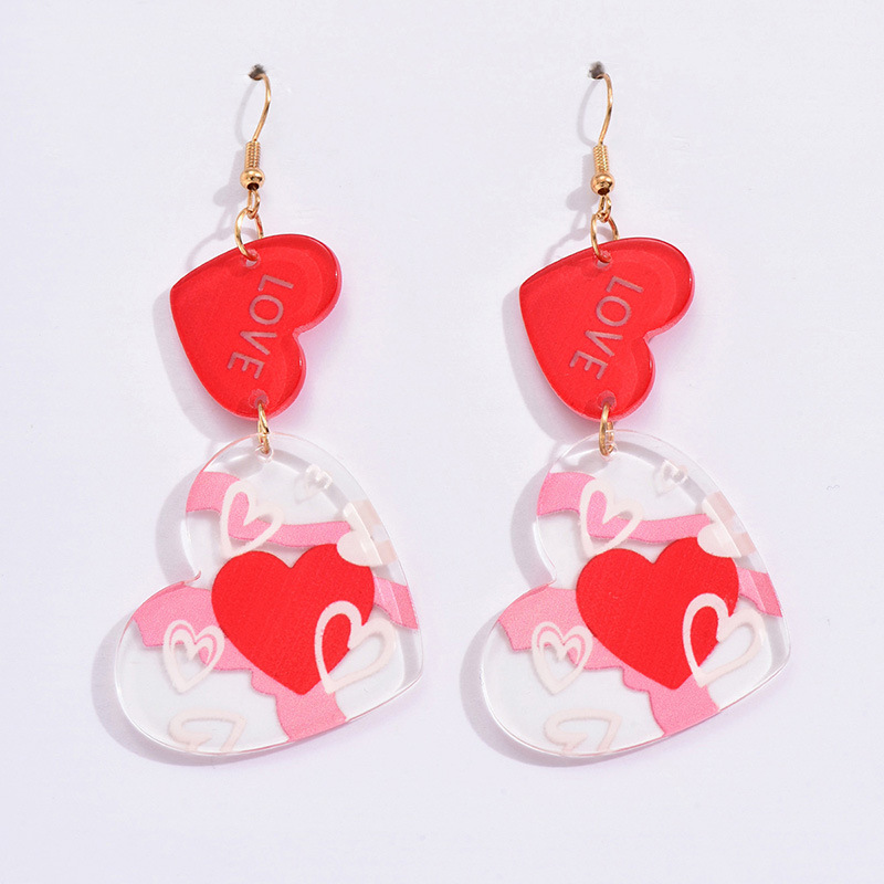 Oversized Sculptural Clear Acrylic Clip-on Earrings Modern Design_voghion.com