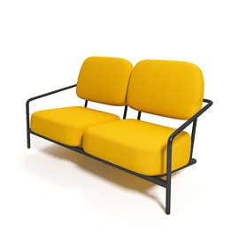 轻奢单人沙发公司接待区创意休闲椅金属扶手椅售楼处等候洽谈椅子