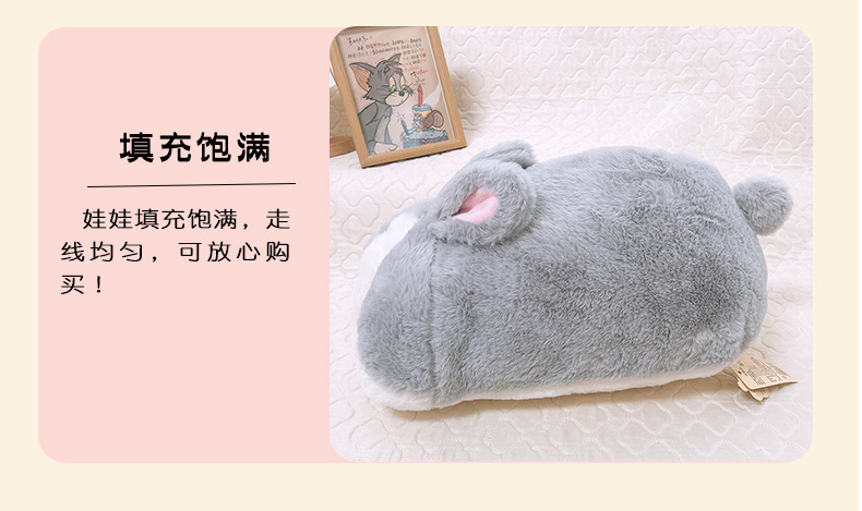 Cute lying rabbit plush pillow, adorable bunny toy, sleeping pillow for bed, birthday gift for a best friend