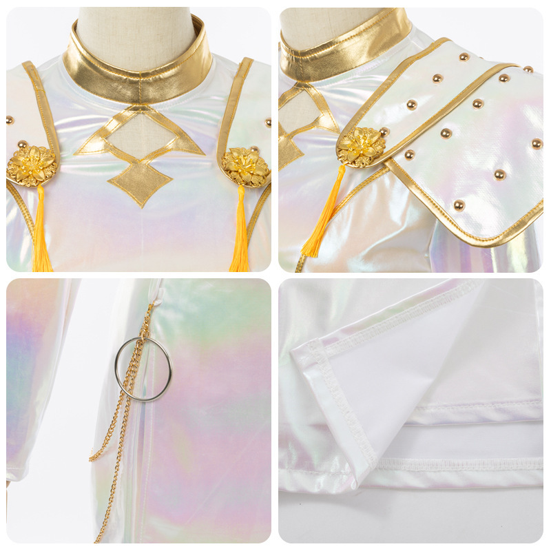 圣节新款KPOP猎魔女团cos服鲁米佐伊米拉白色打歌服cosplay服装|undefined