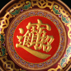 Buddha Fruit Plate Alloy Flower Bowl Offering Plate Home Use Worship Lotus Offering Plate Guanyin Treasure God Fruit Plate Offering Plate Religious Supplies