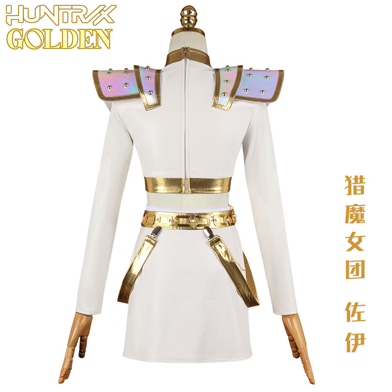 Kpop ハンターウィッチグループゾイ cos 服ゾイブラックゴールド歌う服ゾイコスプレ二次元アニメ服|undefined