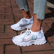 �羳Women'S Fashionable Casual Sneakers Cute Butterfly Print