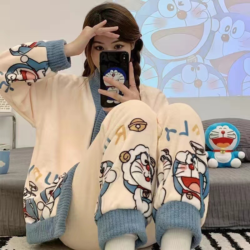 카디건 벨벳-블루 징글