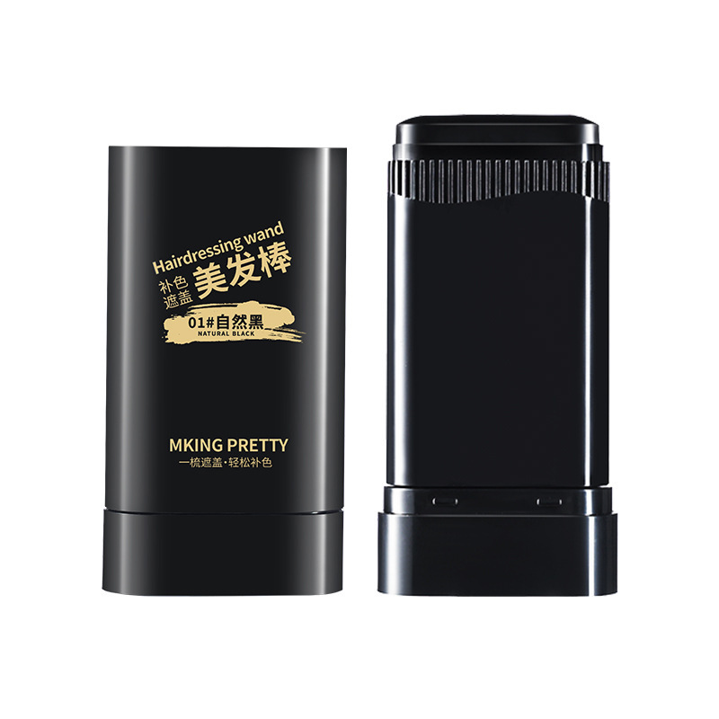 MKING PRETTY ヘアスティック タッチオブカラーカバー 白髪 クイックコーム タッチオブカラーナチュラル ブラックヘアヘアペン|undefined