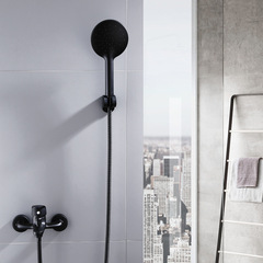 Shower Head Set, Household Shower, Bathroom, Black Digital Rain Shower Head, Factory Wholesale