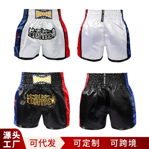 Cross-border wholesale of children's Muay Thai shorts, free fighting training suits, boxing apparel sets, and boxing pants