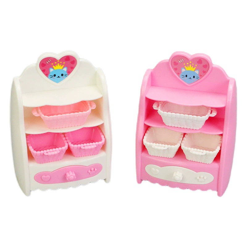 Rs-кукла семейная игрушка кукла книжный шкаф кухонный шкаф коробка мини-модель аксессуар