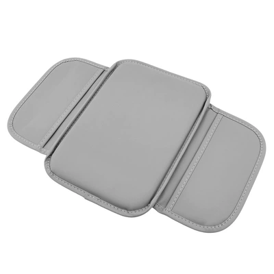 Armrest box pad box pad, central armrest - napa-leather-armrest-box-pad-gray-29215
