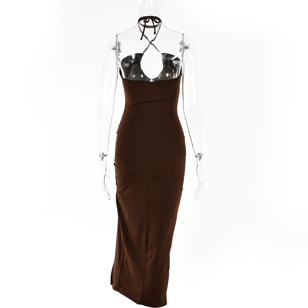 Elegant Halter Neck Dress 5