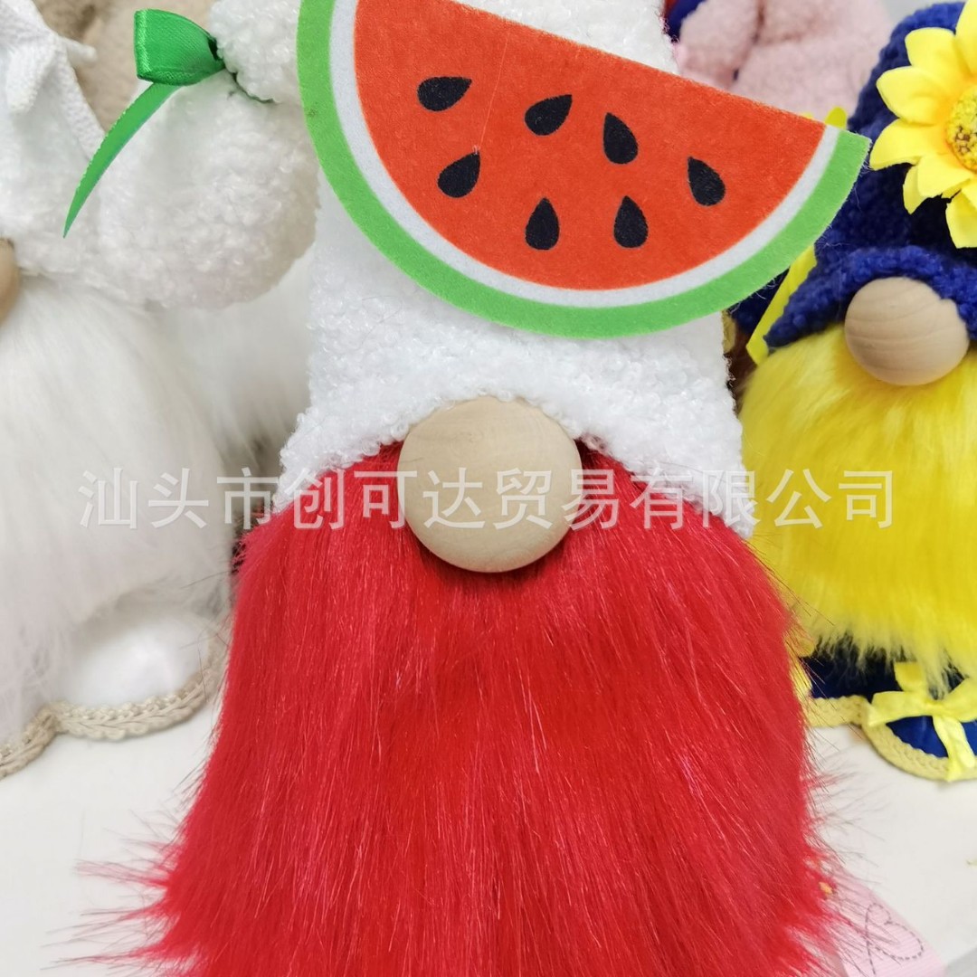 388A 수박 모자 인형