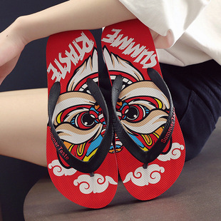 Jingchen Shoes 2025 New Summer Fashionable Outer Wear Non-slip Distinctive Korean Style Trendy Beach Outdoor Men's Sandals and Slippers