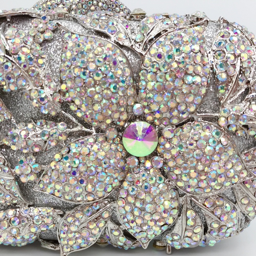 Bolsa de banquete de damas europeas y estadounidenses transfronterizas Bolsa de diamantes Bolsa de cena Bolsa de diamantes Bolsa de diamantes Bolsa de ropa de noche