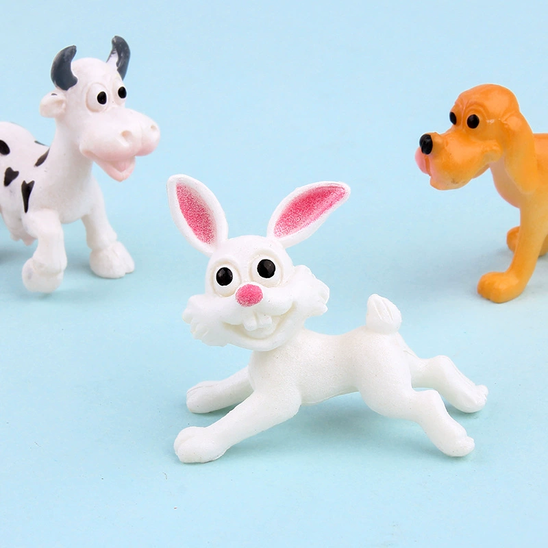 Children's realistic plastic toy, cartoon set, 12 pieces, factory direct supply