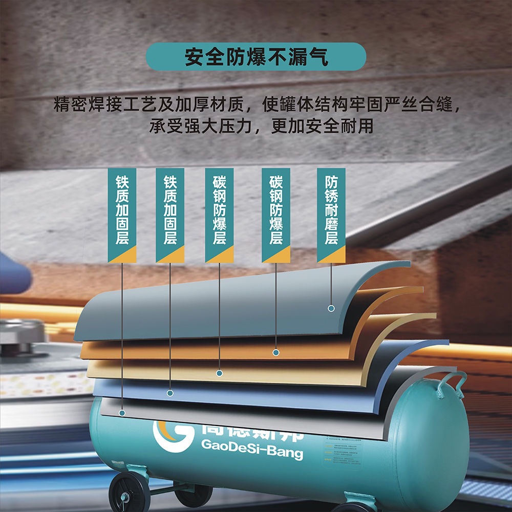 Belt-Type Industrial Air Compressor for Painting, High-Pressure Air Compressor, 220V Large and Small Air Pump, 380V Auto Repair