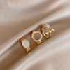 Small design ring, one size zirconium, light luxury style, trend of season, internet celebrity