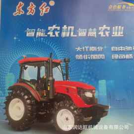 新款东方红六缸1004拖拉机 农用大马力加重前桥轮边减速图片