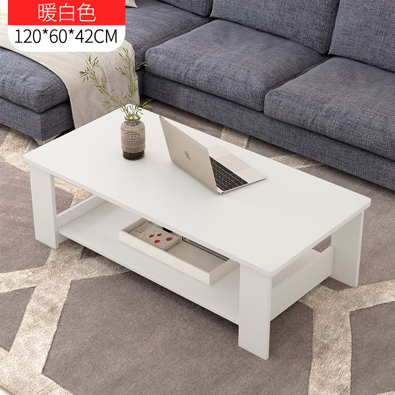 Simple moderna mesa de café TV gabinete sala de estar casa pequeña mesa simple dormitorio nórdico pequeña mesa de café sentado mesa de té