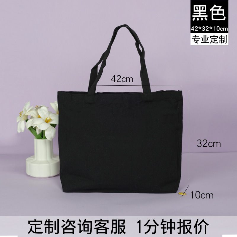 Bolsa de lona publicidad personalizada bolsa de algodón bolsa de compras en Blanco Bolsa de lona de un solo hombro logotipo impreso personalizado