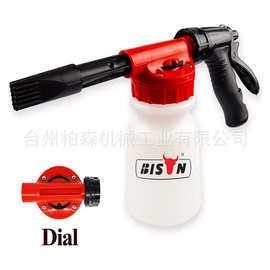 柏森泡沫喷壶家用洗车工具 洗车水枪低压泡沫壶 洗车双管泡沫枪