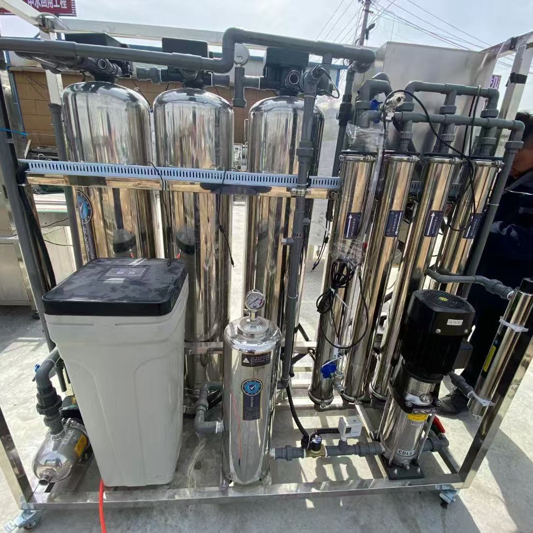 出售二手水处理设备 双机反渗透纯水设备 单机净水机