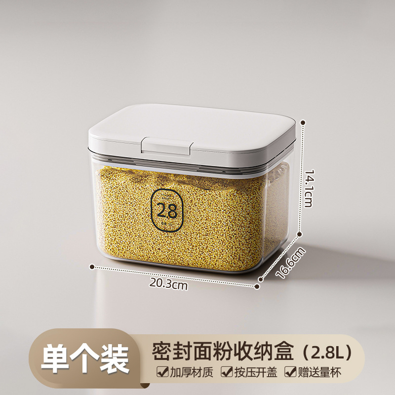 Recipiente Hermético para Arroz y Harina de Plástico