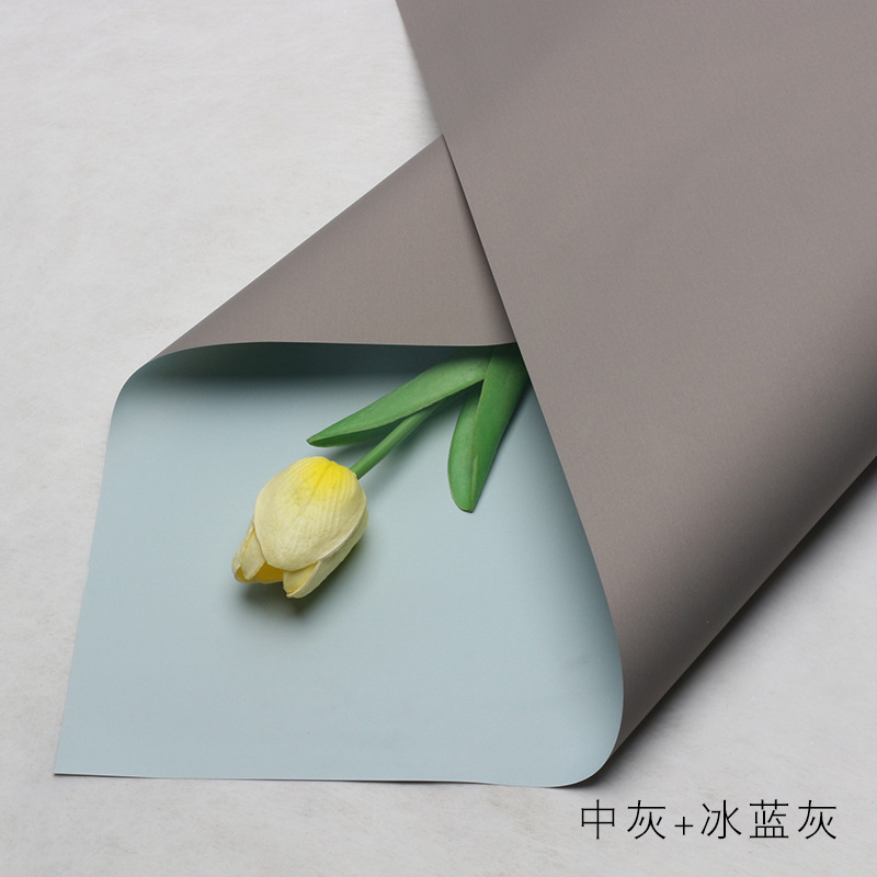 Estilo coreano primer amor color sólido papel ouya mañana niebla mate impermeable papel mate ramo de flores translúcidas papel de embalaje al por mayor