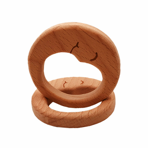 AliExpress Amazon DIY jewelry teething cartoon beech animal leaves molar stick baby teether toy
